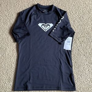 Roxy short sleeve rash guard NWT